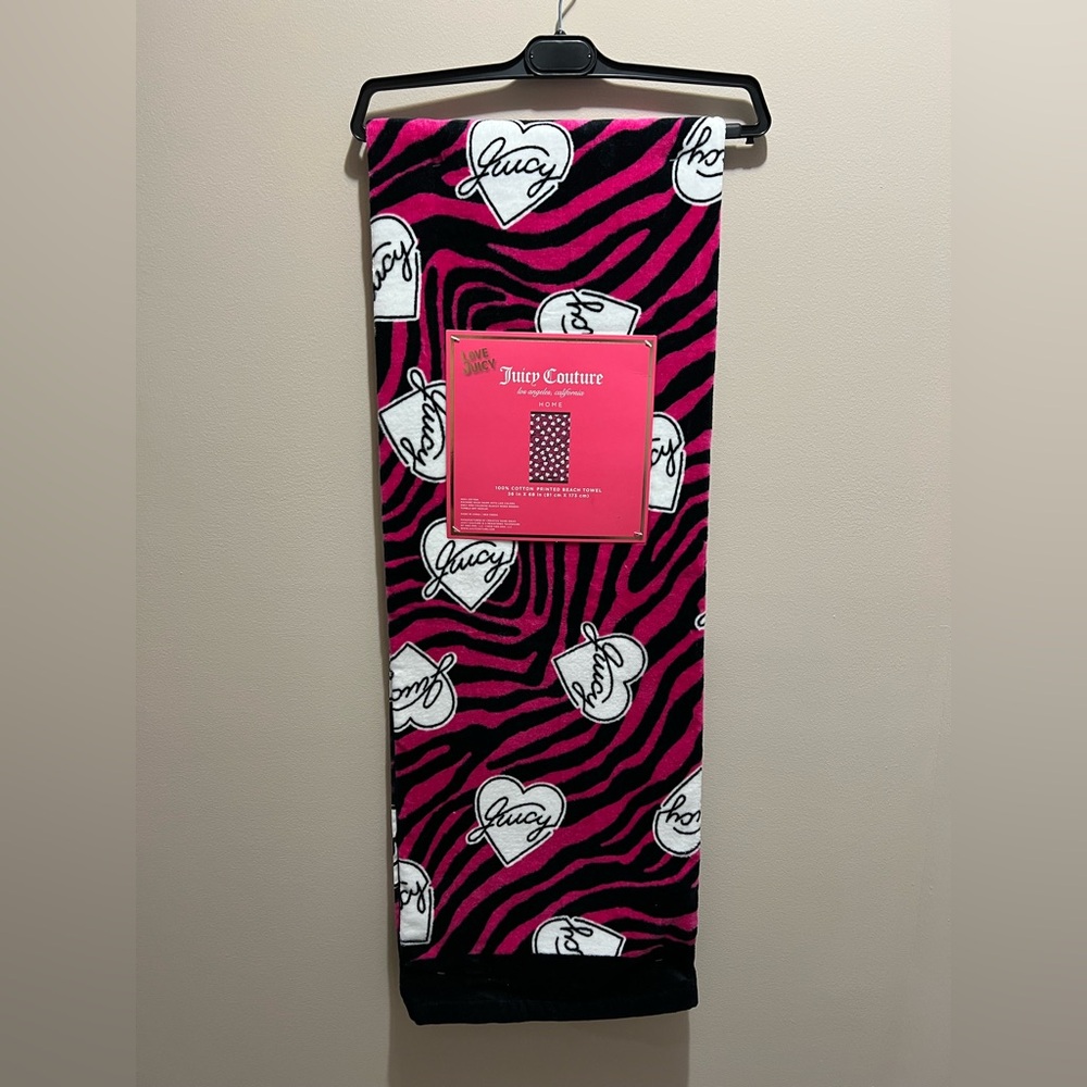 Juicy couture beach towel